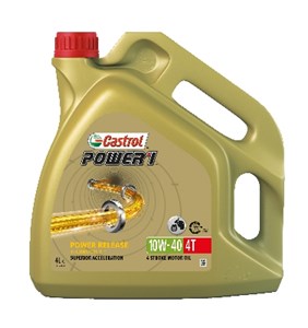 MC Moottoriöljy Castrol POWER1 4T 10W-40, 4L, Universal