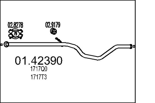 Pakoputki MTS 01.42390