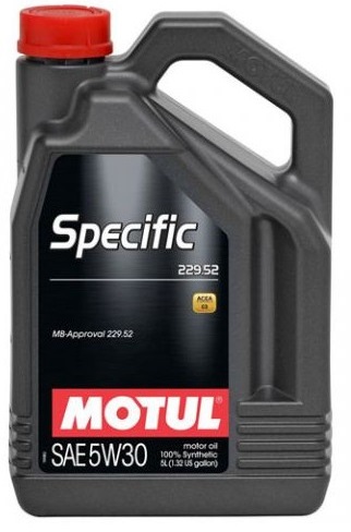 Moottoriöljy MOTUL SPECIFIC 229.52 5W30 5L