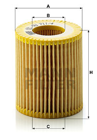 Öljynsuodatin MANN-FILTER HU 711/4 x