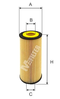Öljynsuodatin MFILTER TE 4008