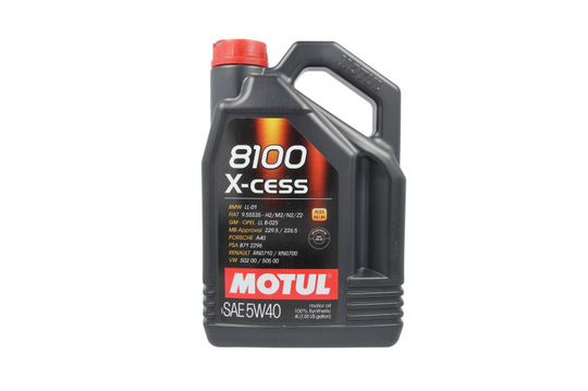 Moottoriöljy MOTUL 8100 X-CESS 5W40 4L