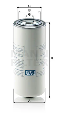 Suodatin, paineilma MANN-FILTER LB 962/2