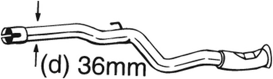 Korjausputki, katalysaattori BOSAL 889-167