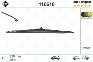 Pyyhkijänsulka, Etu, vasen, Etu, oikea, citroën,mercedes-benz,nissan,peugeot, 16 113 454 80, 16 113 456 80, 1611345480, 1611345680, 6423