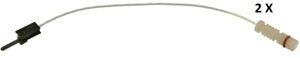 Kulumisenilmaisin, jarrupala, Taka-akseli, Ulompi, mercedes-benz, 669 540 08 17, A 669 540 08 17
