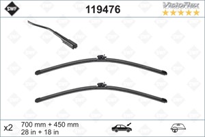 Pyyhkijänsulka, Edessä, mercedes-benz, 4478200345, 4478205400, A 447 820 54 00, A4478200345, A4478205400