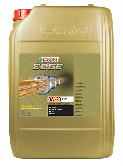 Moottoriöljy CASTROL 0W30 EDGE TITANIUM FST A5/B5 20L