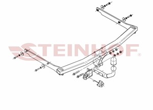 Vetokoukku, vakio, ford c-max, focus ii, focus c-max