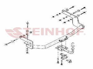 Vetokoukku, vakio, renault megane classic i