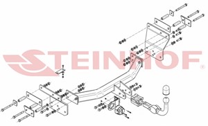 Vetokoukku, irrotettava, chrysler sebring, sebring cabriolet, dodge avenger