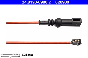 Kulumisenilmaisin, jarrupala, Taka-akseli, ford transit v363 buss, transit v363 flak/chassi, transit v363 skåp, 1817716, 1829401, 203036