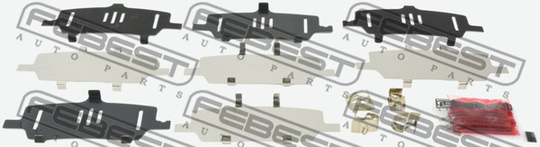 Tarvikesarja, jarrupala FEBEST 0103-ASA33R