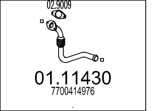 Pakoputki MTS 01.11430