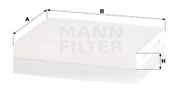 Raitisilmasuodatin MANN-FILTER CU 24 024