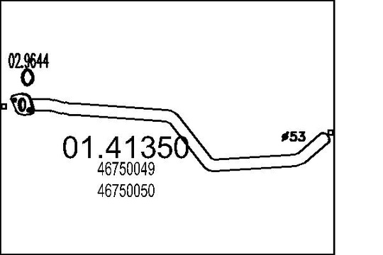 Pakoputki MTS 01.41350
