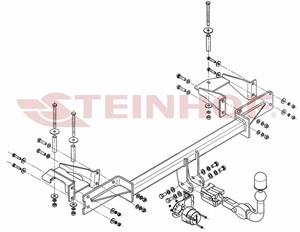 Vetokoukku, irrotettava, opel meriva a minibus, minivan