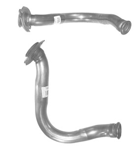 Pakoputki, Edessä, renault clio ii, clio skåp/halvkombi ii, 8200045344