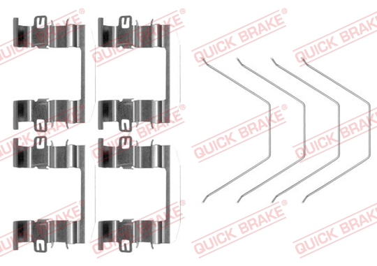 Tarvikesarja, jarrupala QUICK BRAKE 109-0016