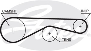 Hammashihna, land rover discovery iii, discovery iv, discovery van iii, range rover sport i, 7H2Q6K288DA, LR004708