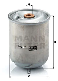 Öljynsuodatin MANN-FILTER ZR 904 x