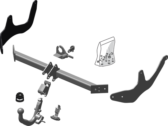 Vetokoukku BRINK 569900 Dacia Lodgy '12-