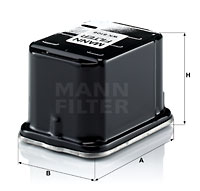 Polttoainesuodatin MANN-FILTER WK 8106