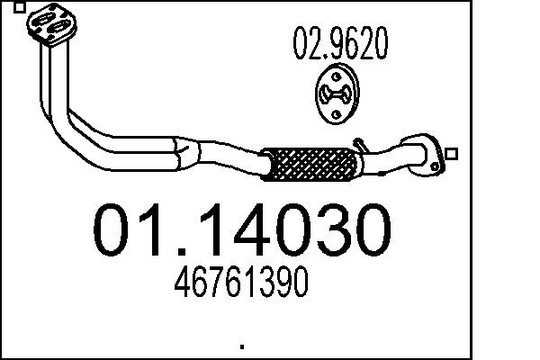 Pakoputki MTS 01.14030