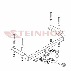 Vetokoukku, vakio, chevrolet aveo / kalos halvkombi