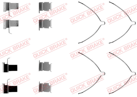 Tarvikesarja, jarrupala QUICK BRAKE 109-1261