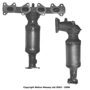 Katalysaattori, Edessä, fiat stilo, stilo multi wagon, 46782055, 46808744