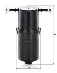 Polttoainesuodatin MANN-FILTER WK 9024