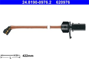 Kulumisenilmaisin, jarrupala, Etuakseli, audi q7, q7 van, q8, vw touareg, 4M0 615 121 AC, 4M0 615 121 Q, 4M0 615 121 T