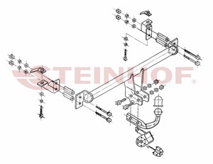Vetokoukku, vakio, opel zafira a minibus, minivan