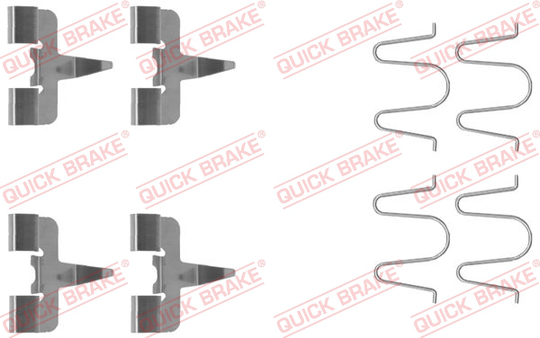 Tarvikesarja, jarrupala QUICK BRAKE 109-1207