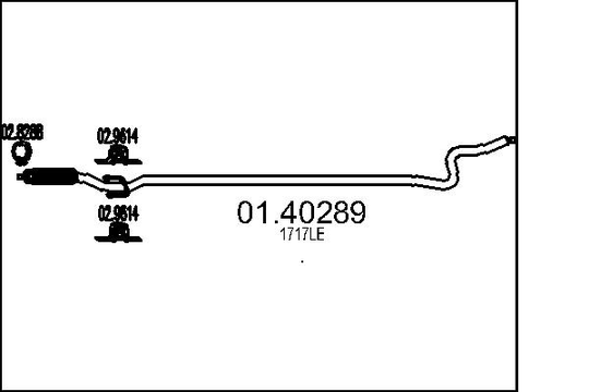 Pakoputki MTS 01.40289