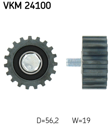 Ohjainrulla, hammashihna SKF VKM 24100