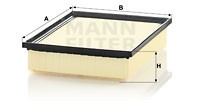 Ilmansuodatin, lexus gx, toyota fj cruiser, land cruiser prado, 17801-38050, 17801-38051