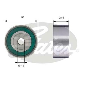 Ohjainrulla, hammashihna, toyota, 13503-27010