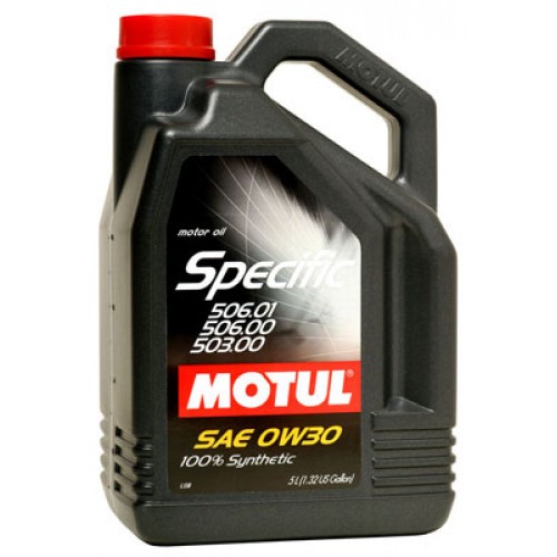 Moottoriöljy MOTUL SPECIFIC 506 01 506 00 503 00 0W30 5L