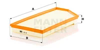 Ilmansuodatin MANN-FILTER C 45 004