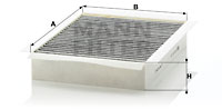 Raitisilmasuodatin MANN-FILTER CUK 26 003