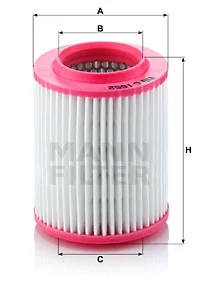 Ilmansuodatin MANN-FILTER C 1652