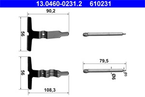 Tarvikesarja, jarrupala, Taka-akseli, mercedes-benz, 000 421 32 74, A 000 421 32 74