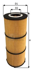 Öljynsuodatin CLEAN FILTERS ML4587