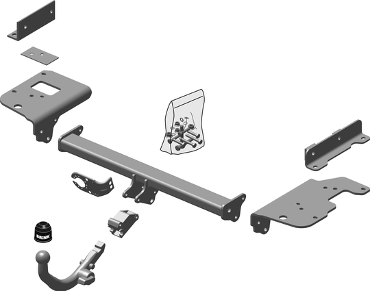 Vetokoukku BRINK 444100 Kia Sportage '04-10