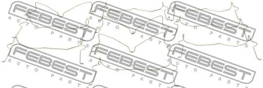 Jousi, jarrupala FEBEST 0103-004-PCS10