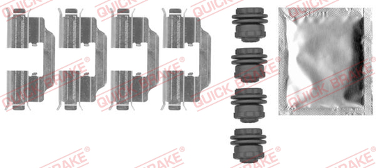 Tarvikesarja, jarrupala QUICK BRAKE 109-0012