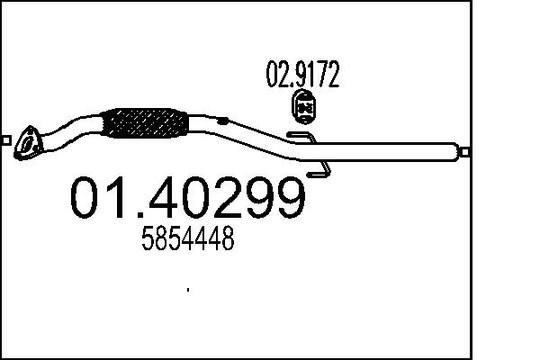 Pakoputki MTS 01.40299
