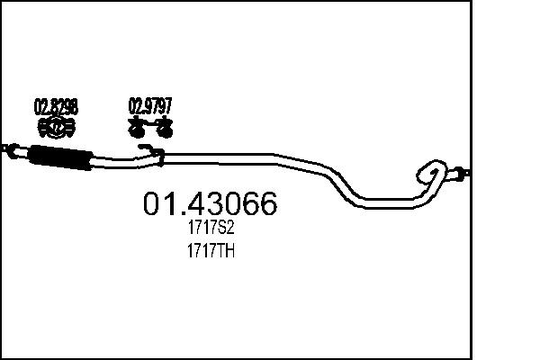 Pakoputki MTS 01.43066